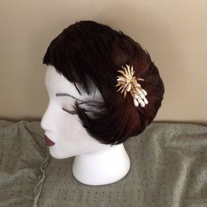 Vintage feather hat